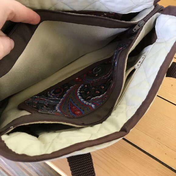 Starburst Quilted Handbag Hand Made Patchwork Organizer Purse + Sewing Pattern - Picture 11 of 16